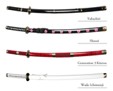 3pcs Roronoa Zoro One Piece Cosplay Swords