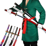 3pcs Roronoa Zoro One Piece Cosplay Swords