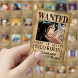 10/30/56PCS One Piece Wanted Posters Anime Cartoon Stickers