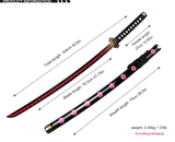 3pcs Roronoa Zoro One Piece Cosplay Swords