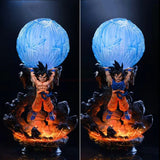 Lighting Action Figure Dragon Ball Z Goku Genki Dama Spirit Bomb 25cm