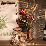 28cm Avengers Infinity War Iron Spiderman Action Figure