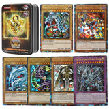 66-148PCS Yugioh Cards with Tin Box Yu Gi Oh Card Holographic English Version